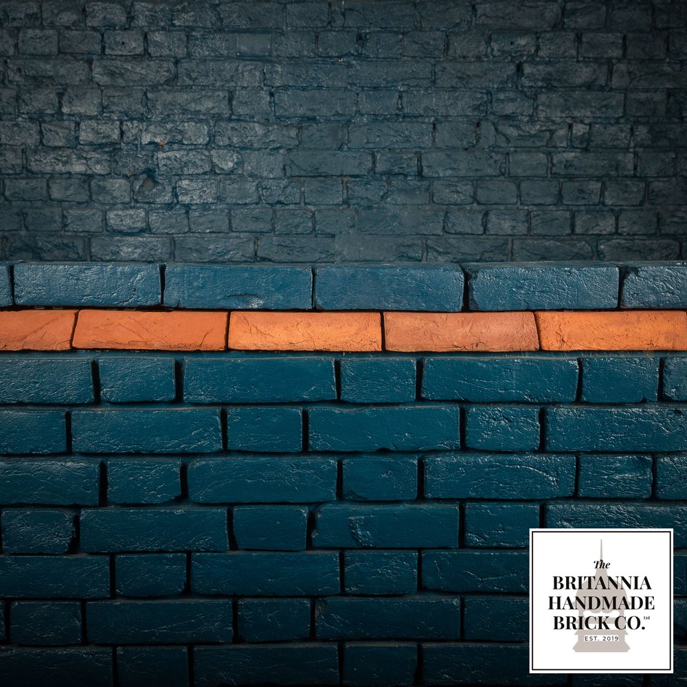 2" Plinth Stretcher Handmade Red Brick, Period Style Plinth Bricks