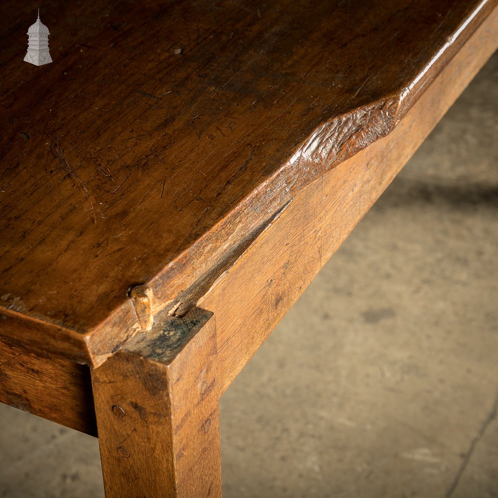 6 Foot Long Mid Century Oak School Science Lab Table