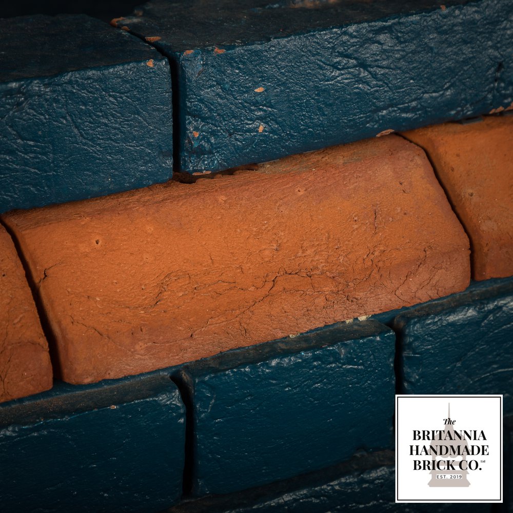 2 3/4" Plinth Stretcher Handmade Red Brick, Period Style Plinth Bricks