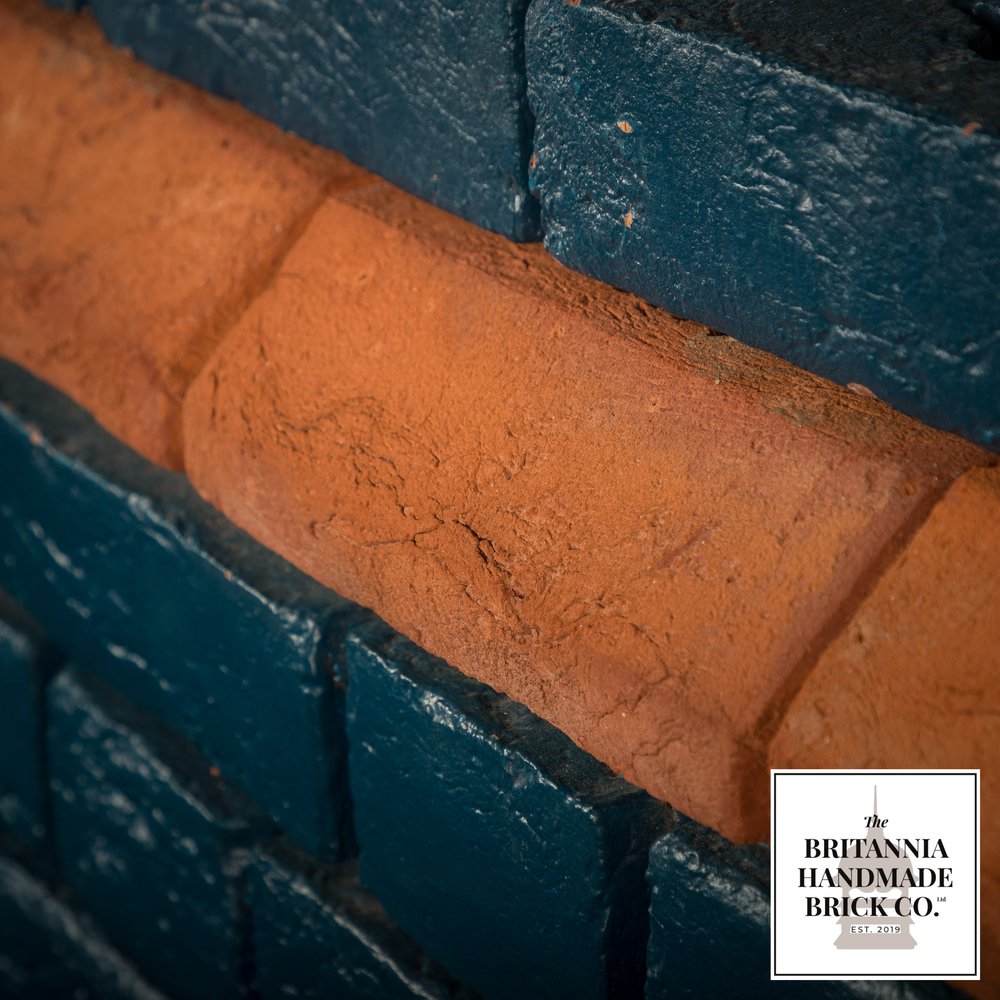 2 3/4" Plinth Stretcher Handmade Red Brick, Period Style Plinth Bricks