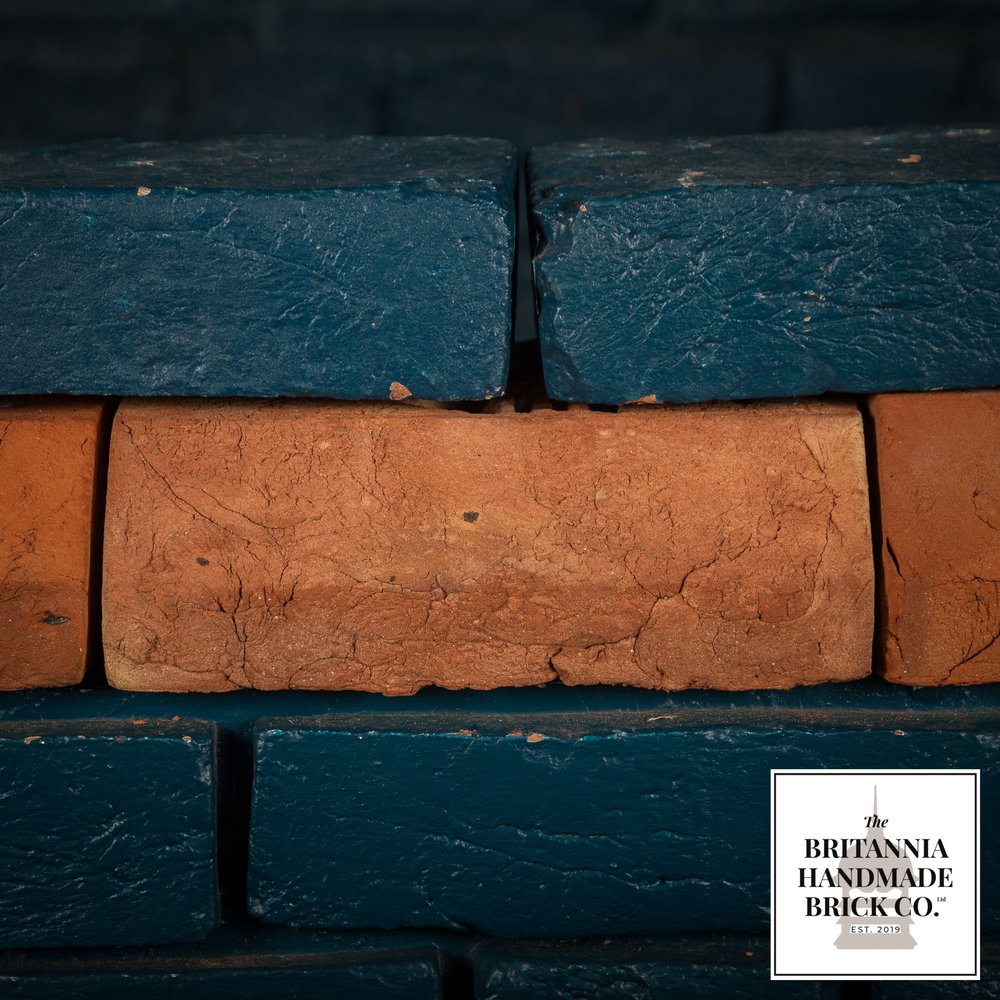 3" Plinth Stretcher Handmade Red Brick, Period Style Plinth Bricks