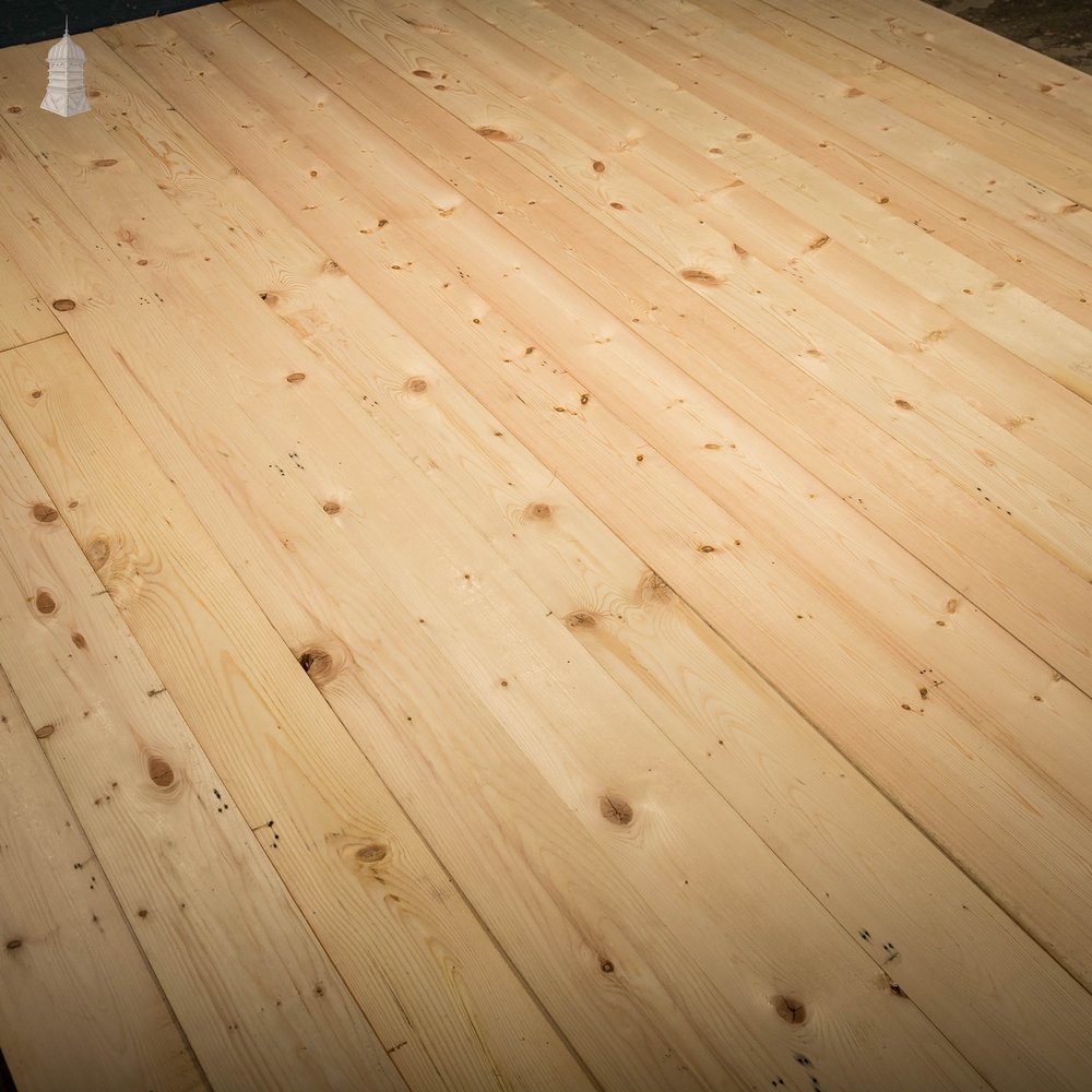 Re-sawn Pine Floorboards, 49.5 Square Metres