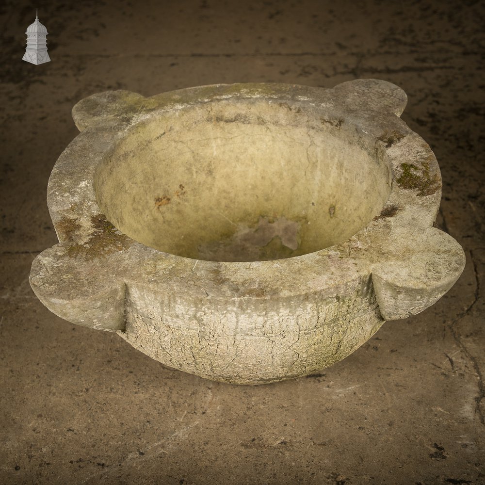 Stone Mortar, Large Floor Standing Medieval Vessel