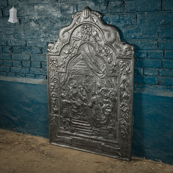 Large Fireback Reflector, Classical Relief Image