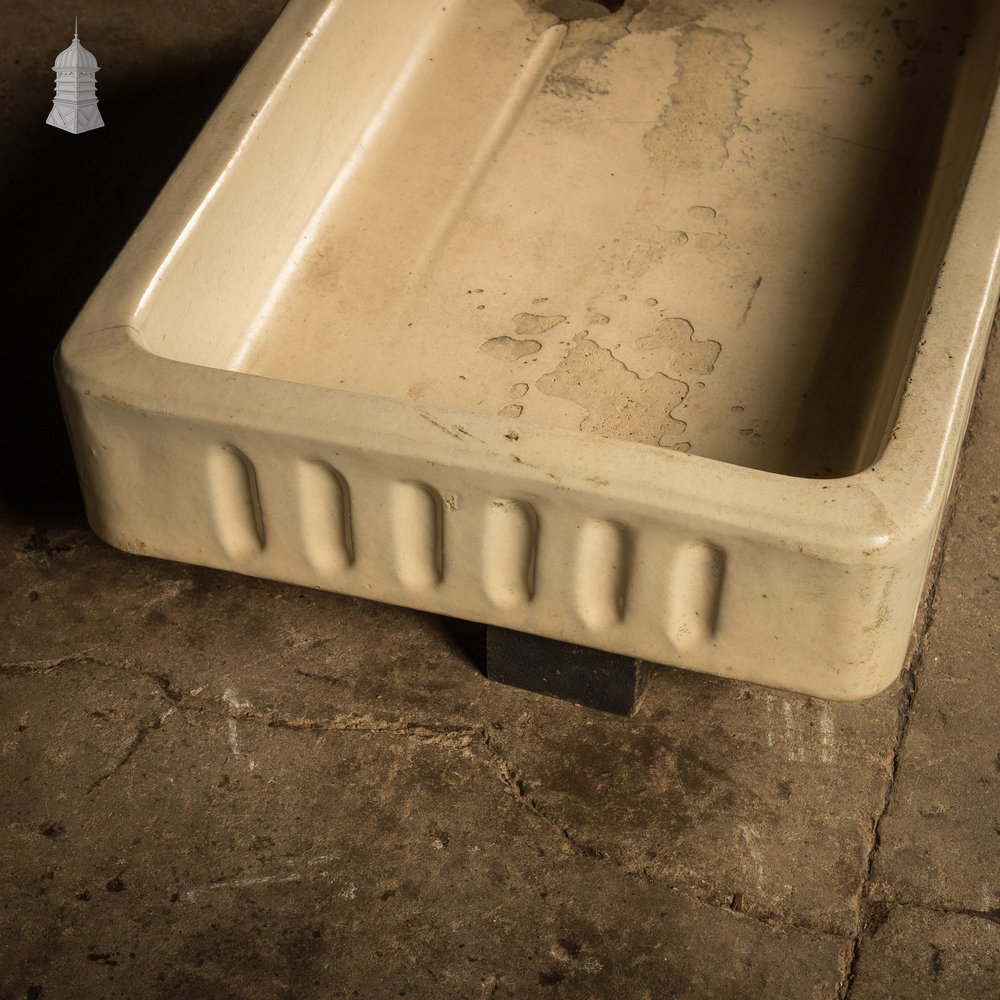 Cane Trough Sink, Shallow Fluted Planter.