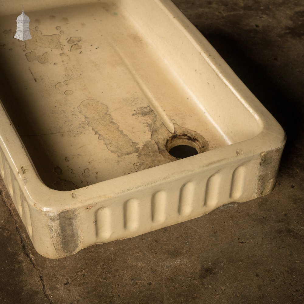 Cane Trough Sink, Shallow Fluted Planter.