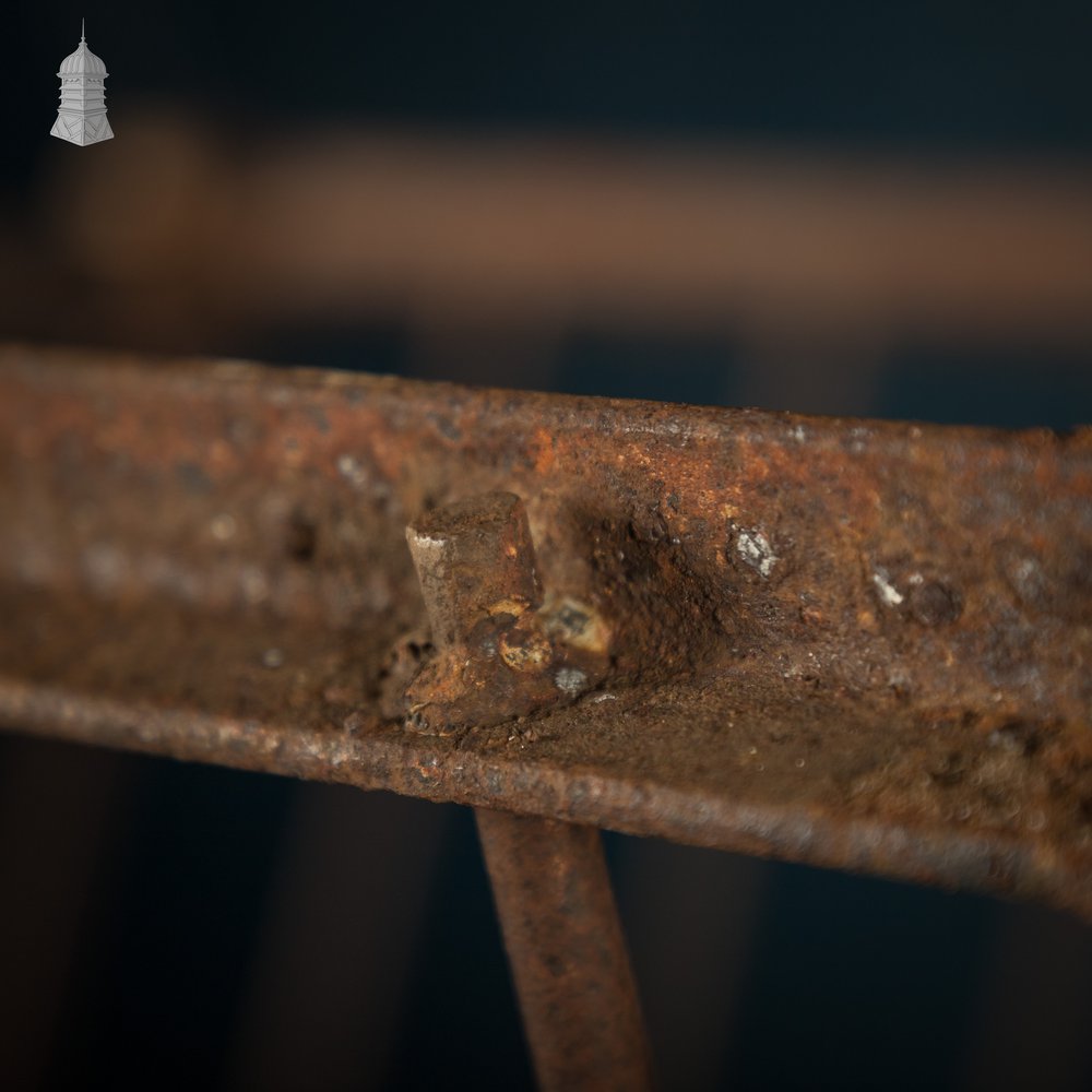 Iron Hay Rack, Large Bygone Animal Feeder
