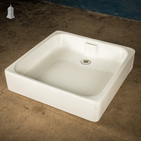 Square Shower Tray, Reclaimed Royal Doulton