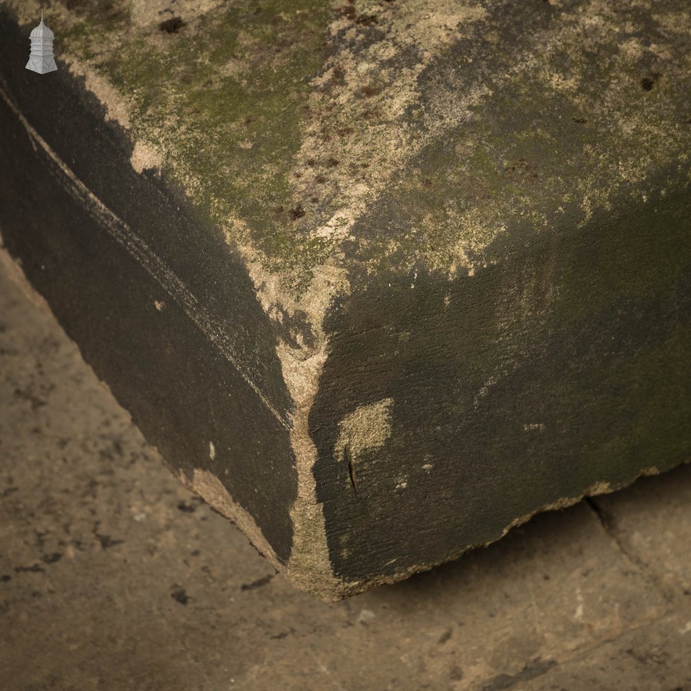 Sandstone Pier Caps, Large Pair