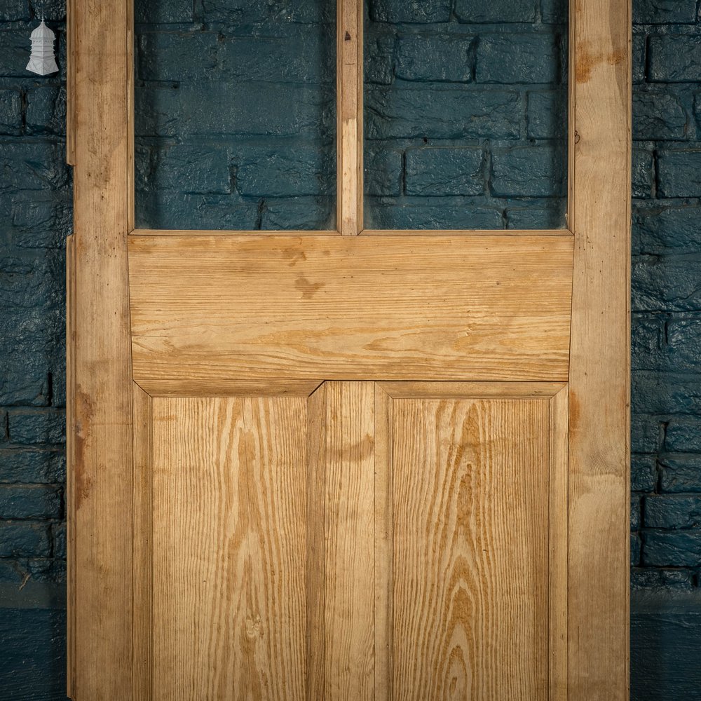 Half Glazed Door, 6 Panel Pine