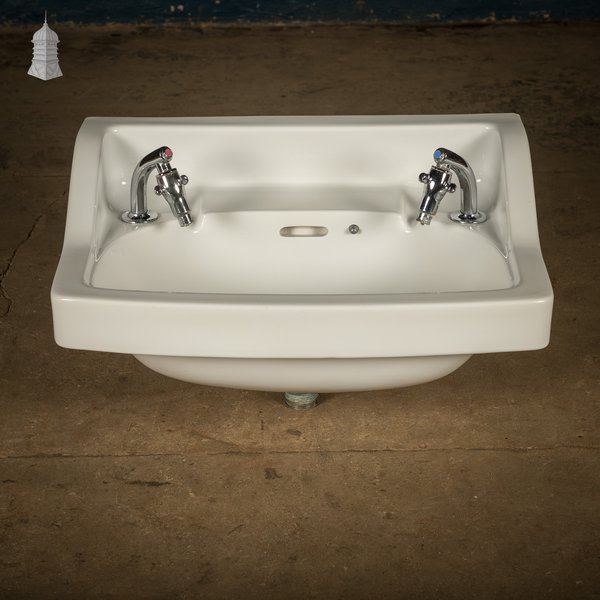 Wall-Mounted Basin by Johnson Bros. with Supataps