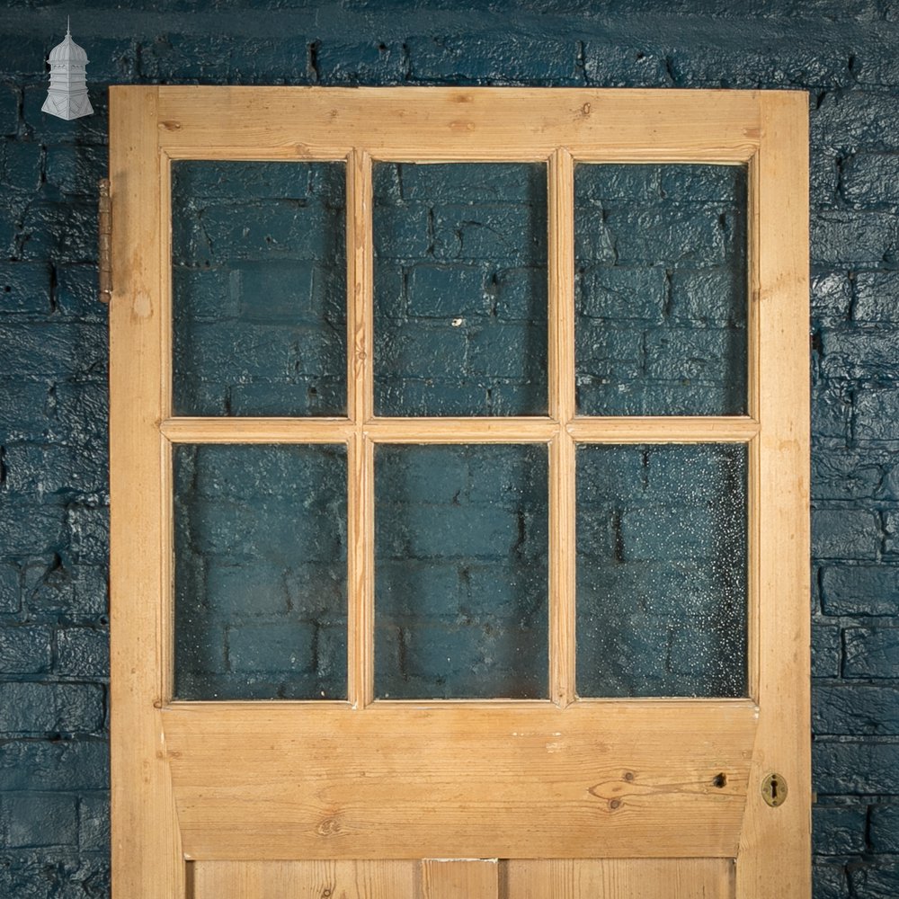 Pine Glazed Door, Solid wood gunstock construction