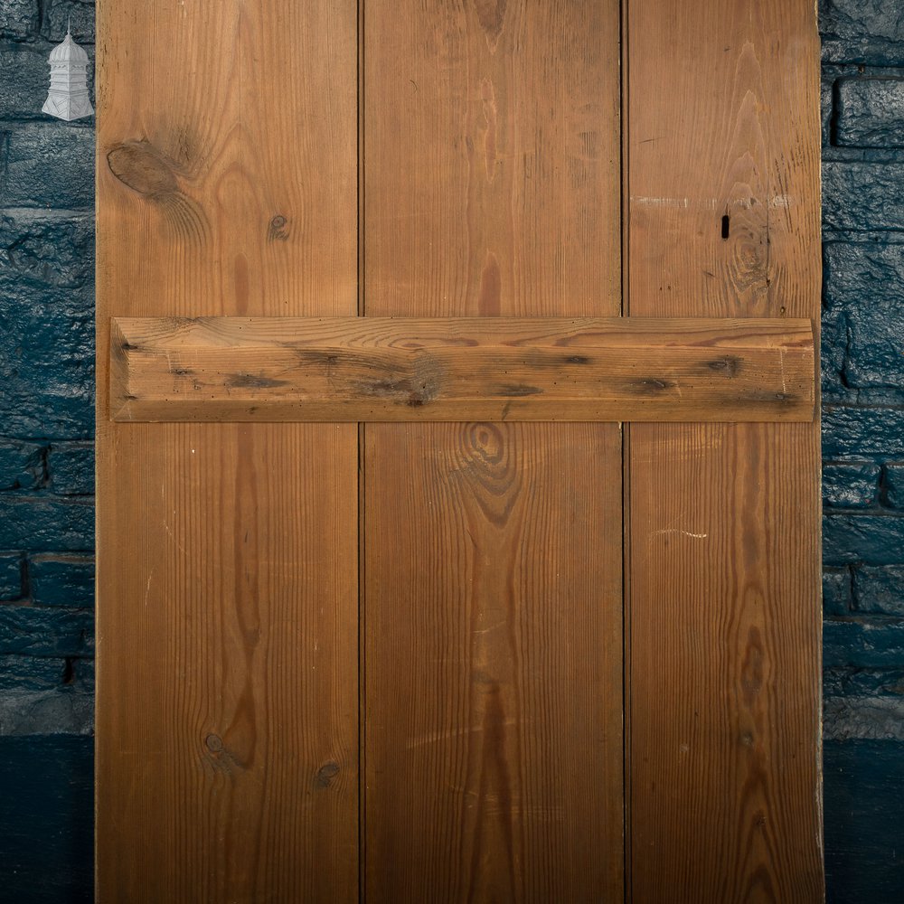 Plank & Ledge Door, Reclaimed with Distressed Green Paint