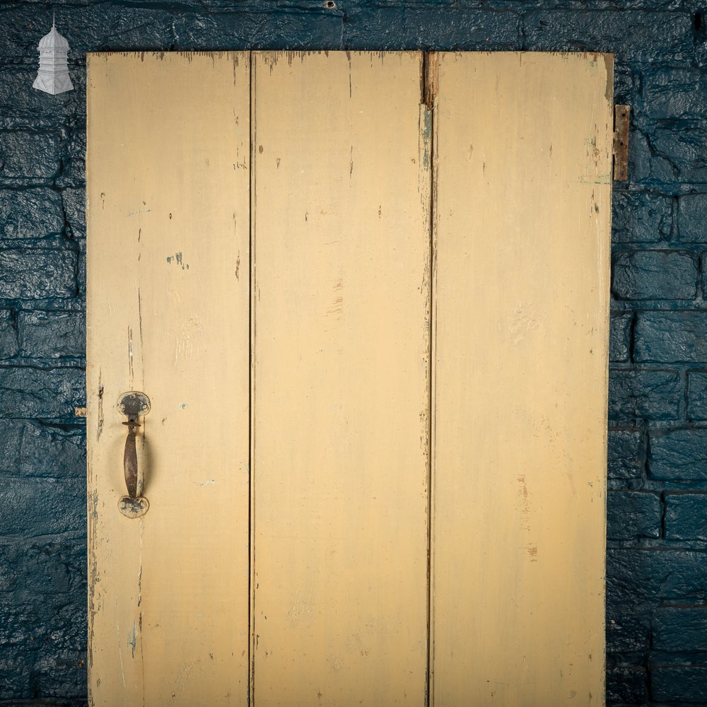 Reclaimed 3 Plank Door – Distressed Cream Paint