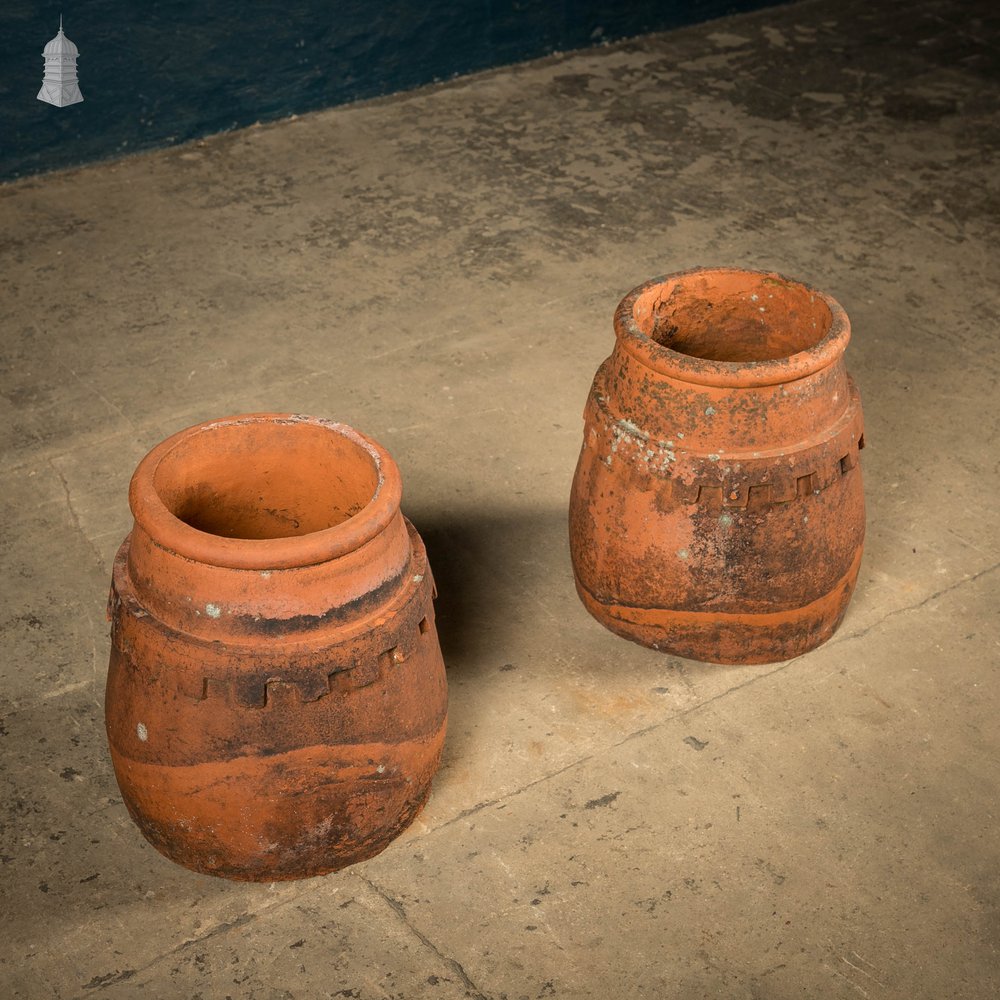 Terra Cotta Planter, Pair