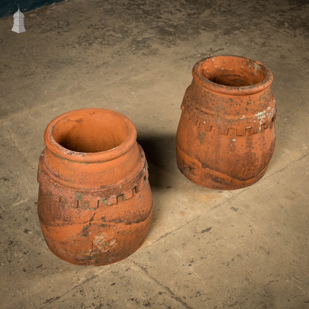 Terra Cotta Planter, Pair