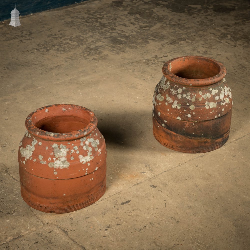 Terra Cotta Planter, Pair