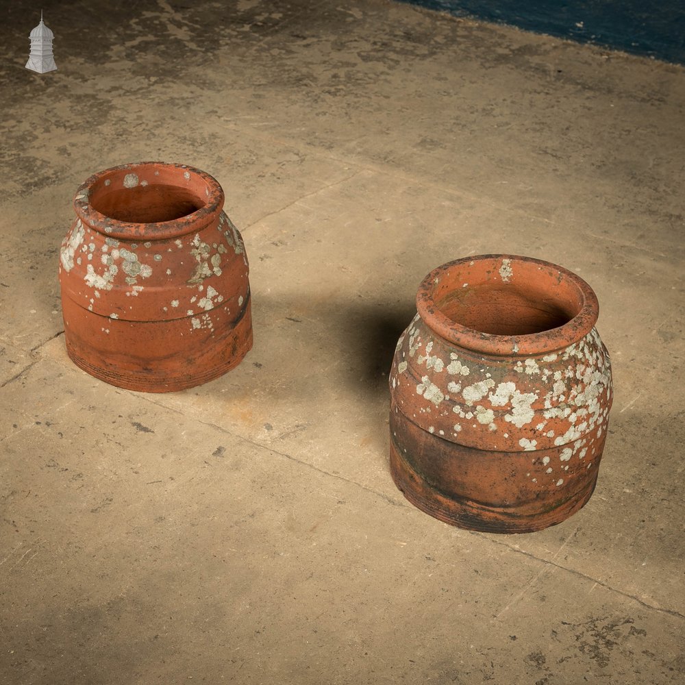 Terra Cotta Planter, Pair