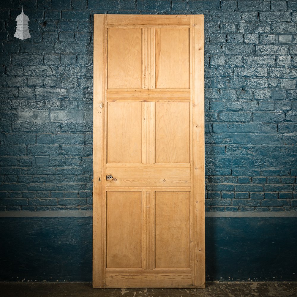 Paneled Pine Door, 6 Panel