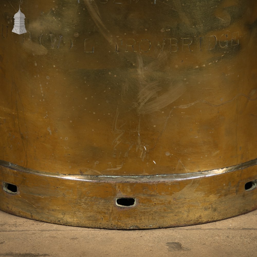 Brass Milk Churn, United Dairies Wholesale Ltd.