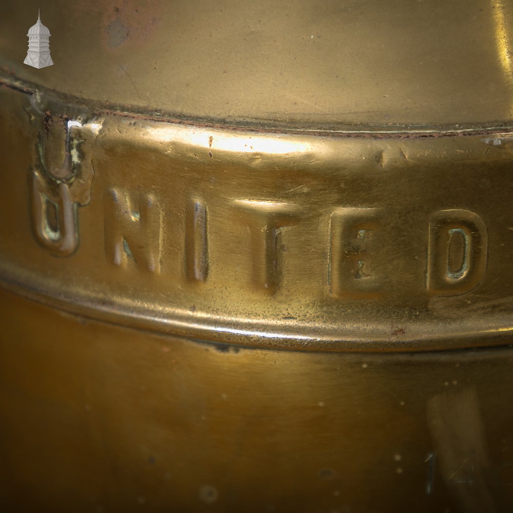 Brass Milk Churn, United Dairies Wholesale Ltd.