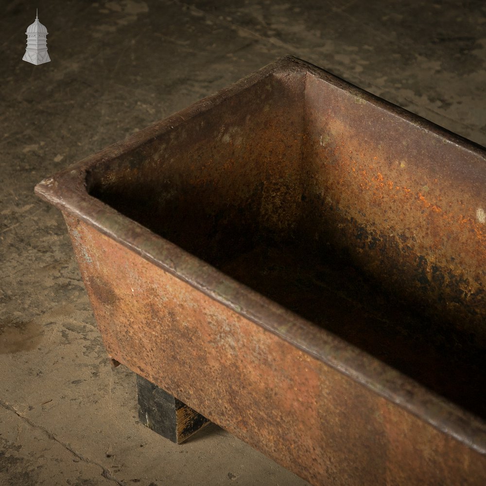 Large Water Trough – 8ft Long Rustic Metal Planter