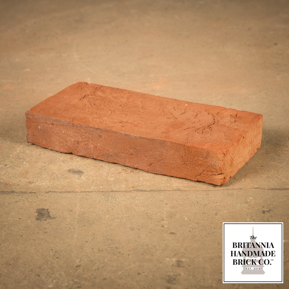 10 x 5" Handmade Red Floor Brick, 254 x 127 x 40mm