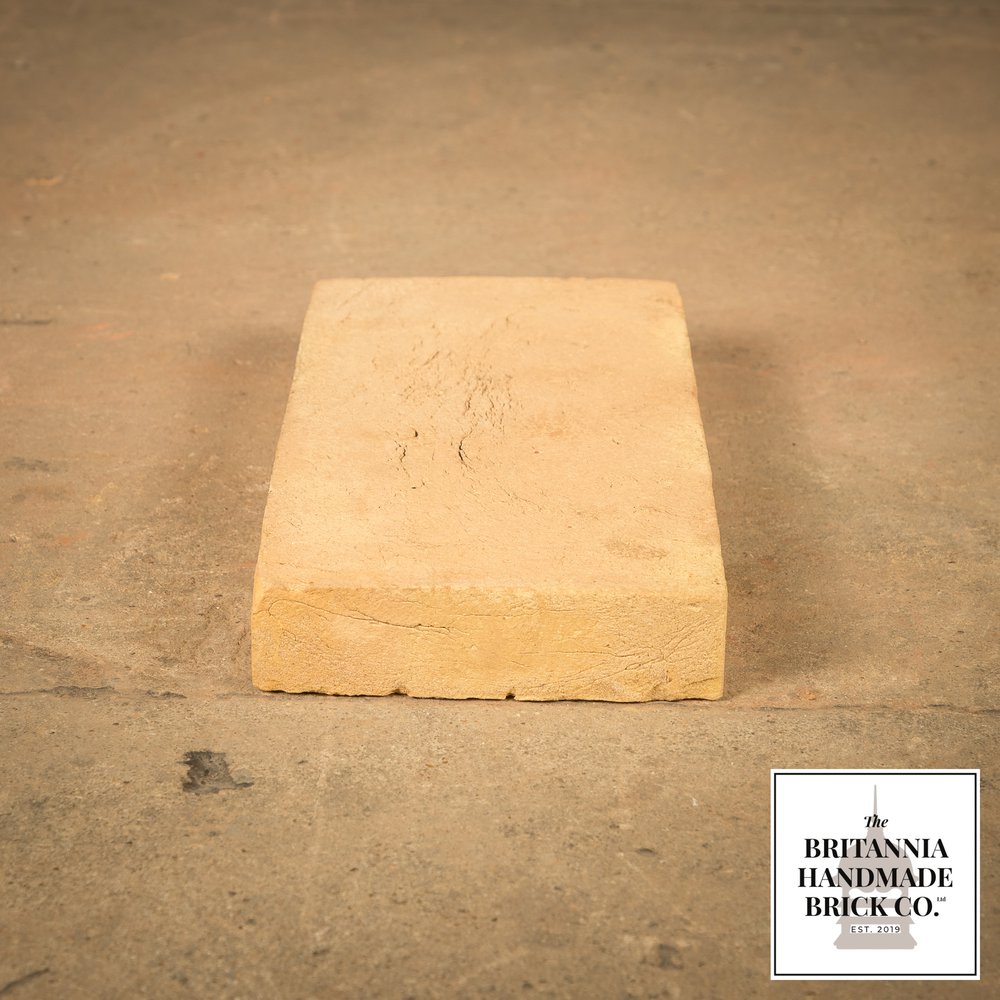 12 x 6" Buff Floor Brick, Period Style Handmade Paver