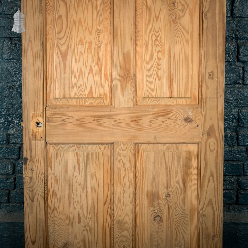 6-Panel Pine Door, Reclaimed