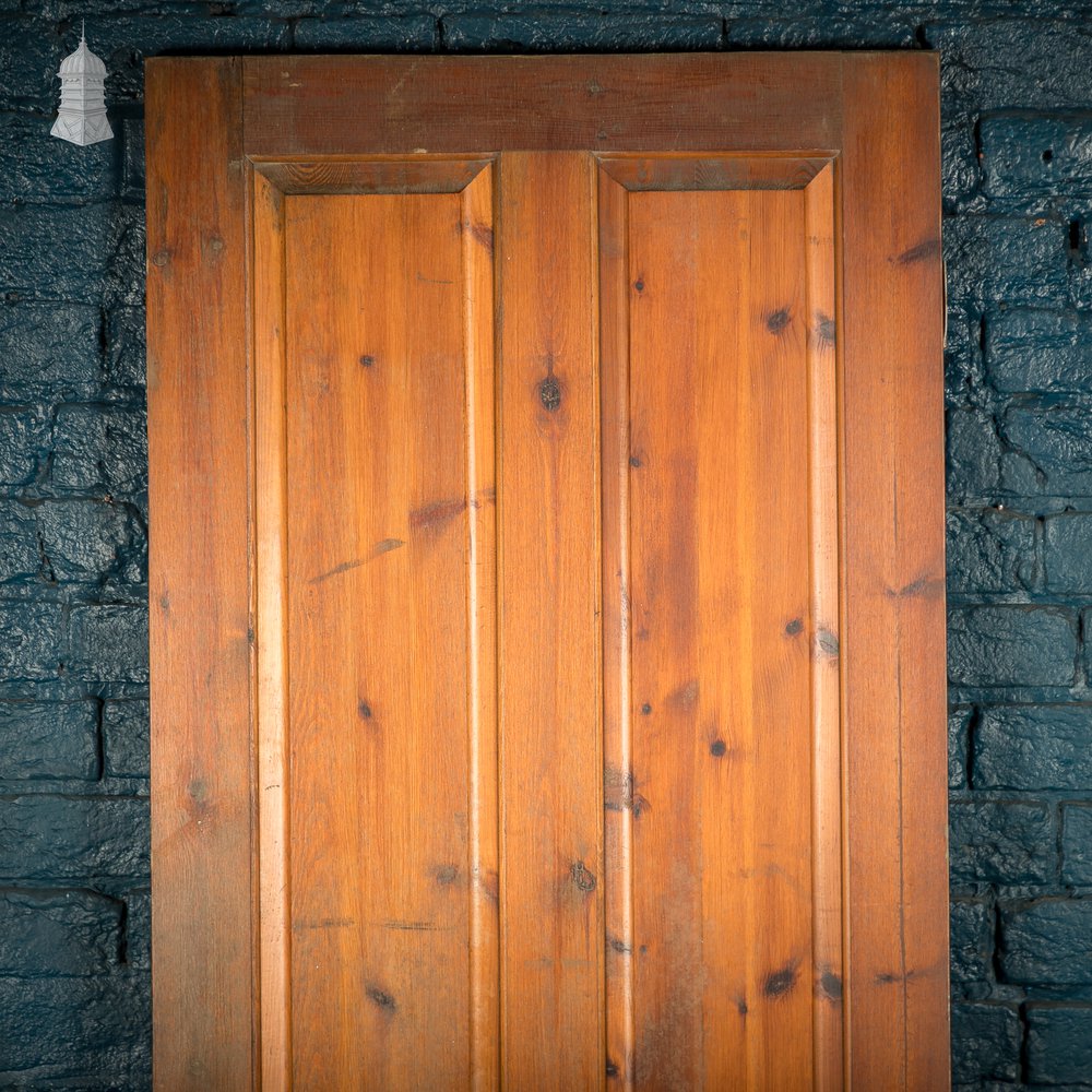 4-Panel Pine Door – Stained Finish