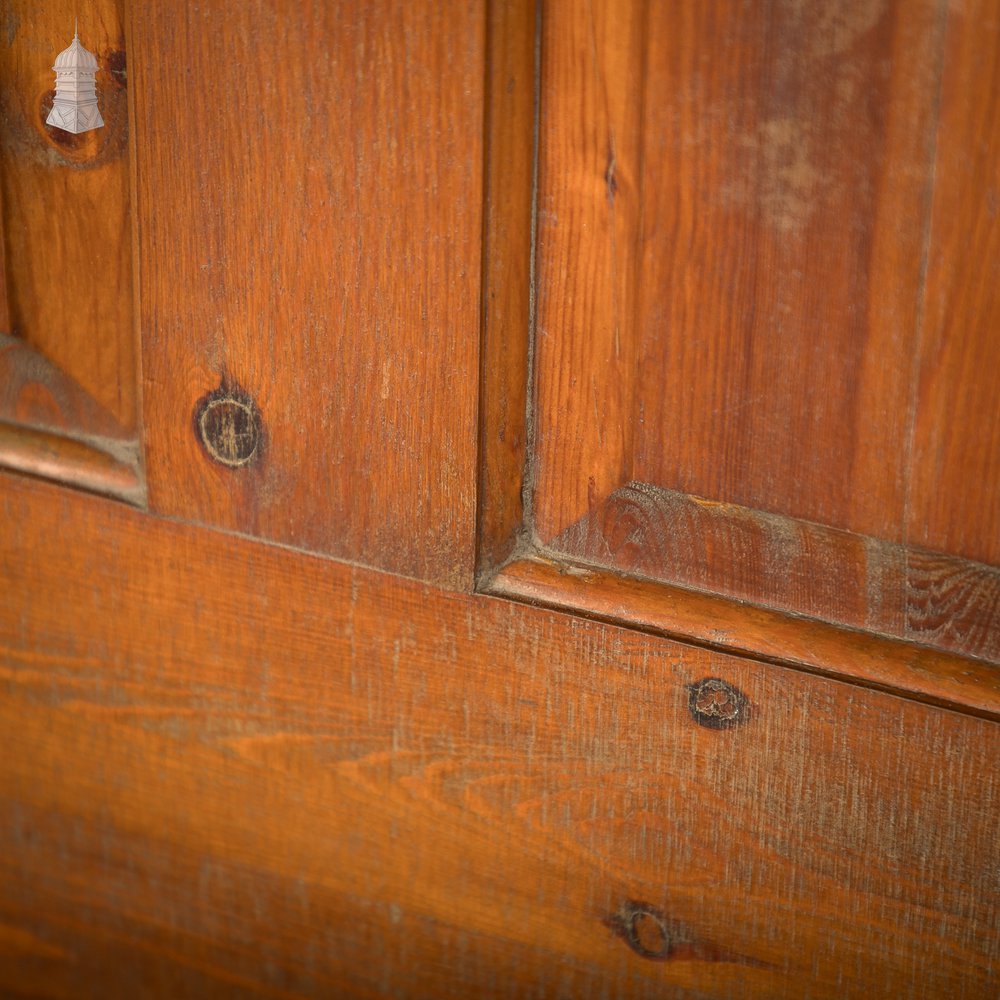 4-Panel Pine Door – Stained Finish