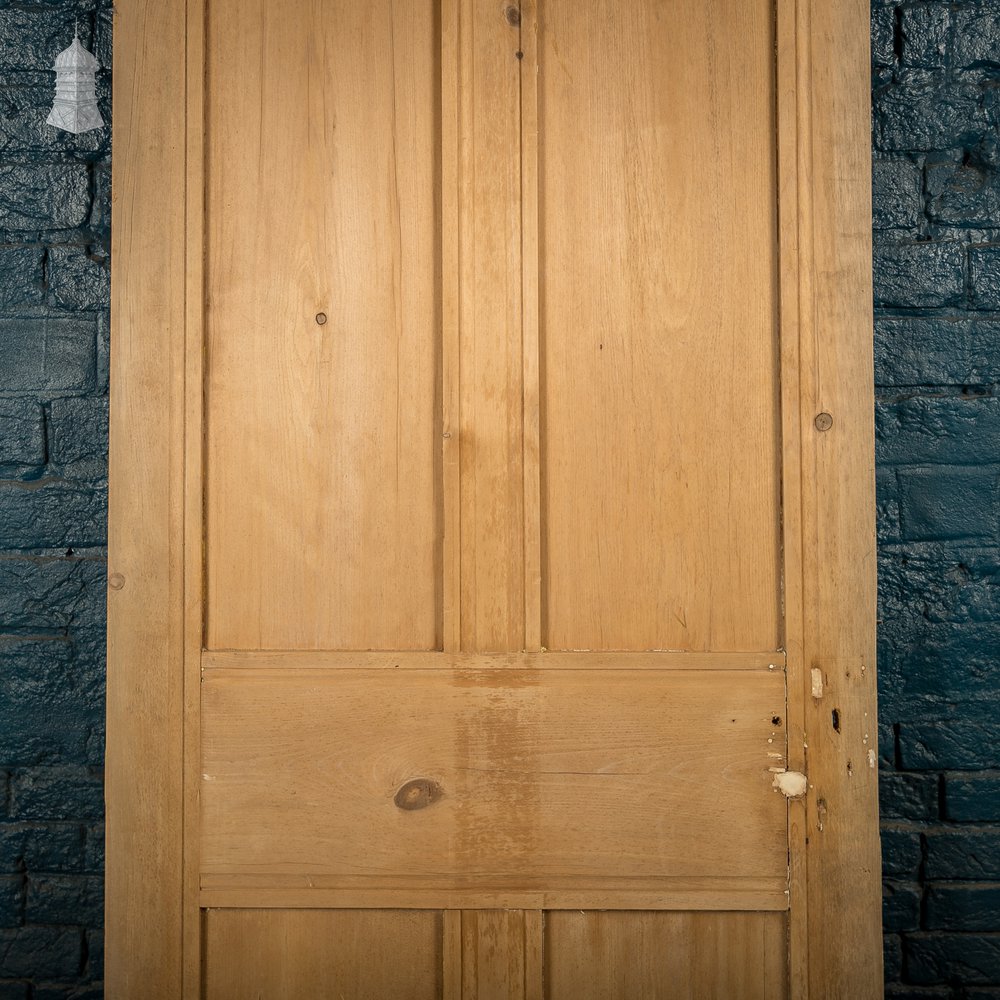 Pine Paneled Door, 4 Panel with moulding