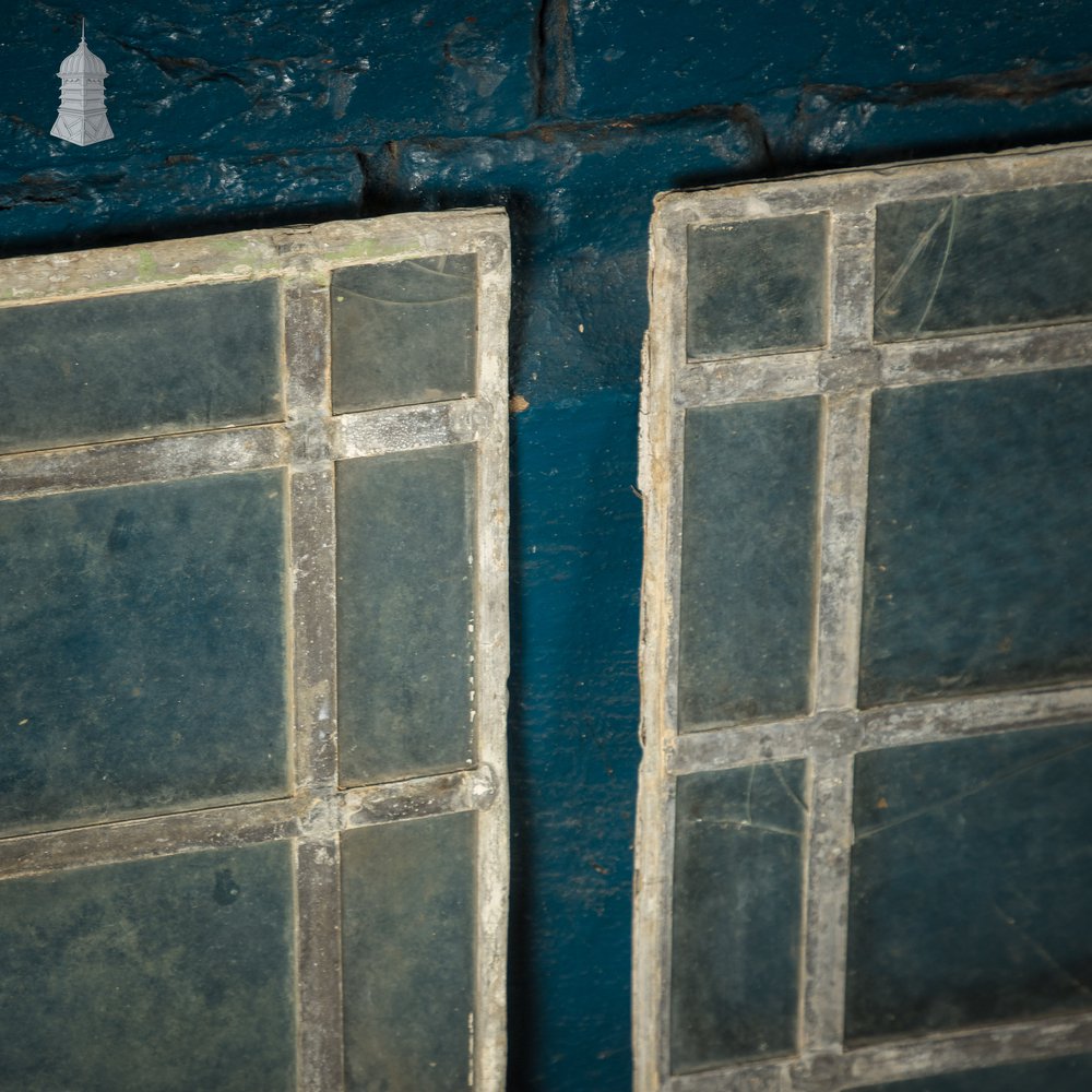 Leaded Glass Panels, Batch of 7