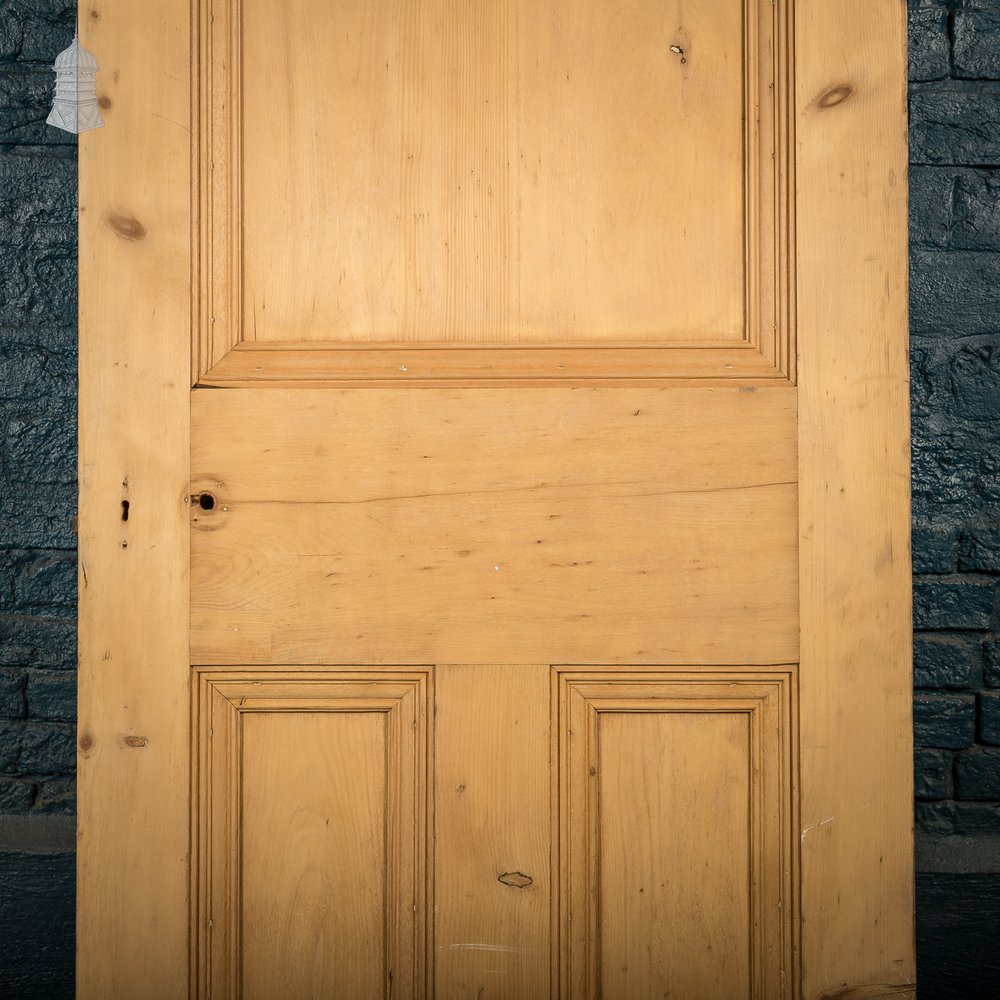 Paneled Pine Door, 4 Panels