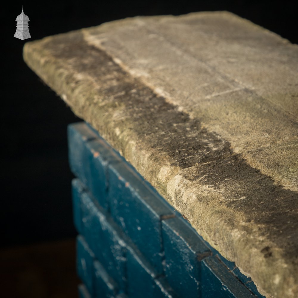 Once-weathered Stone Coping - A Run of 17 Metres