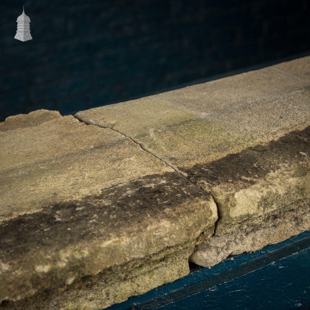 Once-weathered Stone Coping - A Run of 17 Metres