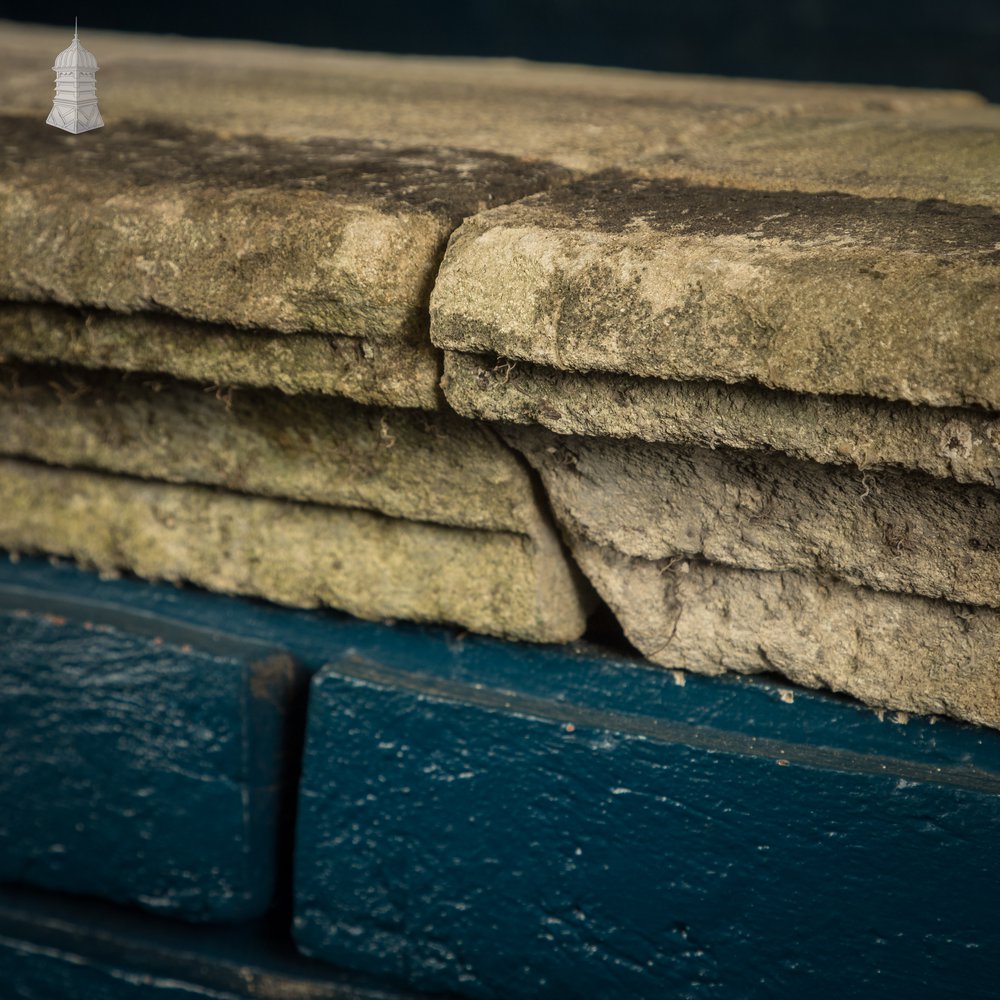 Once-weathered Stone Coping - A Run of 17 Metres