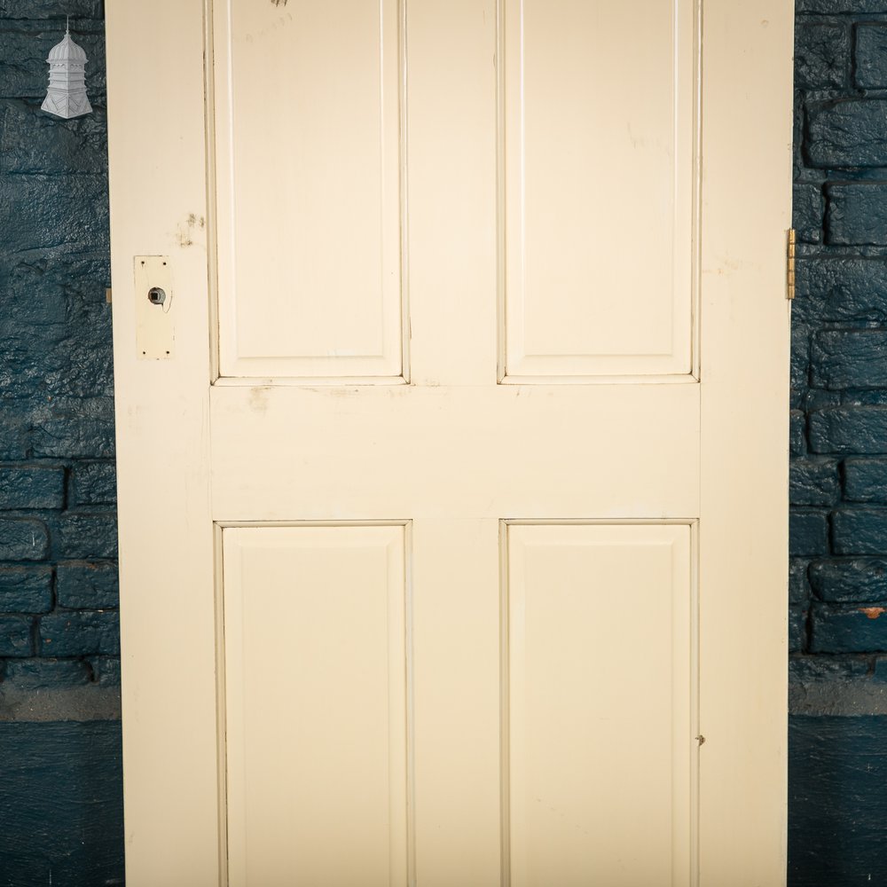 Moulded 4-Panel Door, White