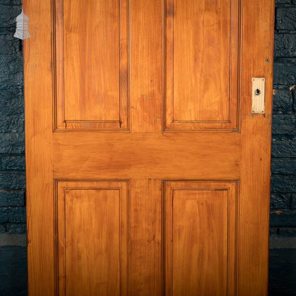 Reclaimed 4-Panel Door – Stained Finish