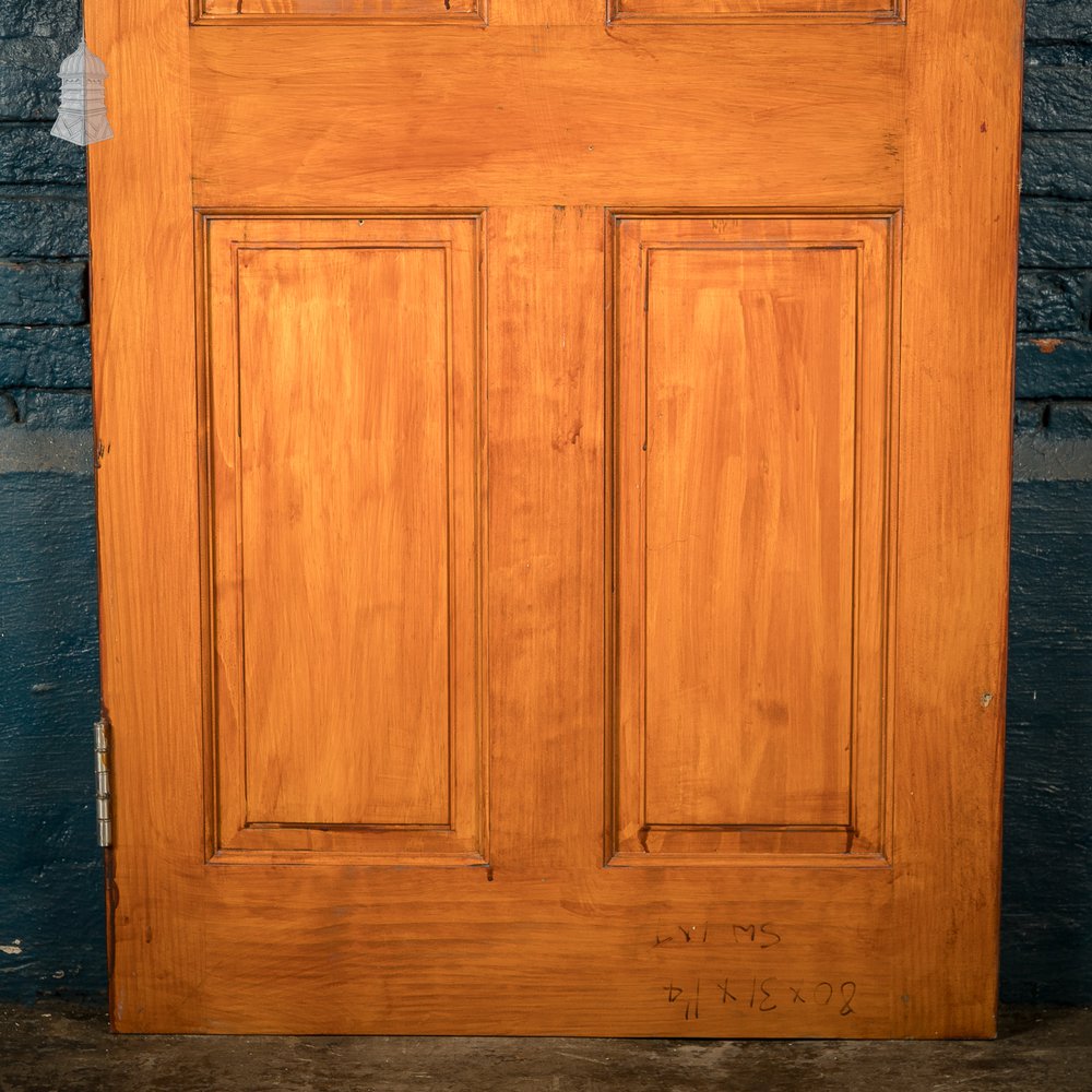 Reclaimed 4-Panel Door – Stained Finish