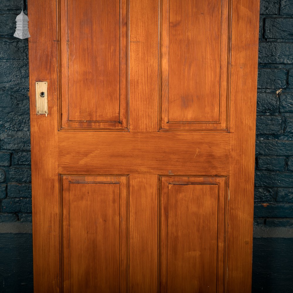 Reclaimed 4-Panel Door – Stained Finish