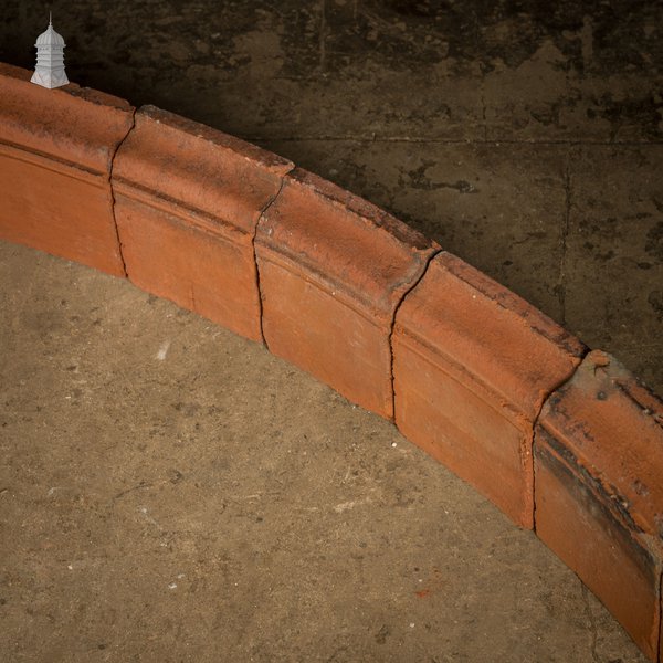 Arched Header Bricks, Batch of 35 Reclaimed Red Bricks