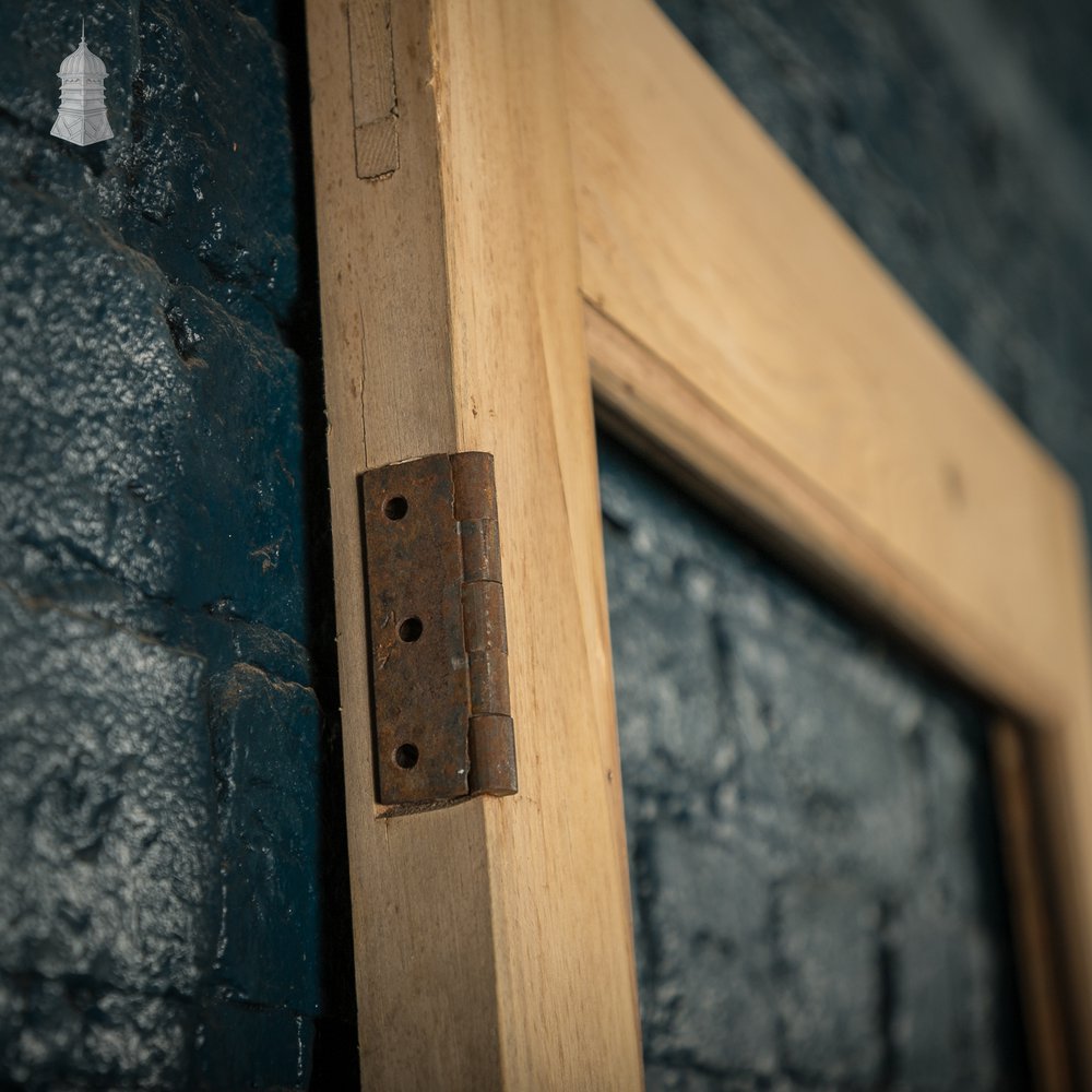 Half Glazed Door, Pine 3 Panel