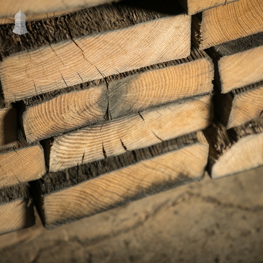 Batch of 50 Weathered Oak Pilings - 15 Square Metres