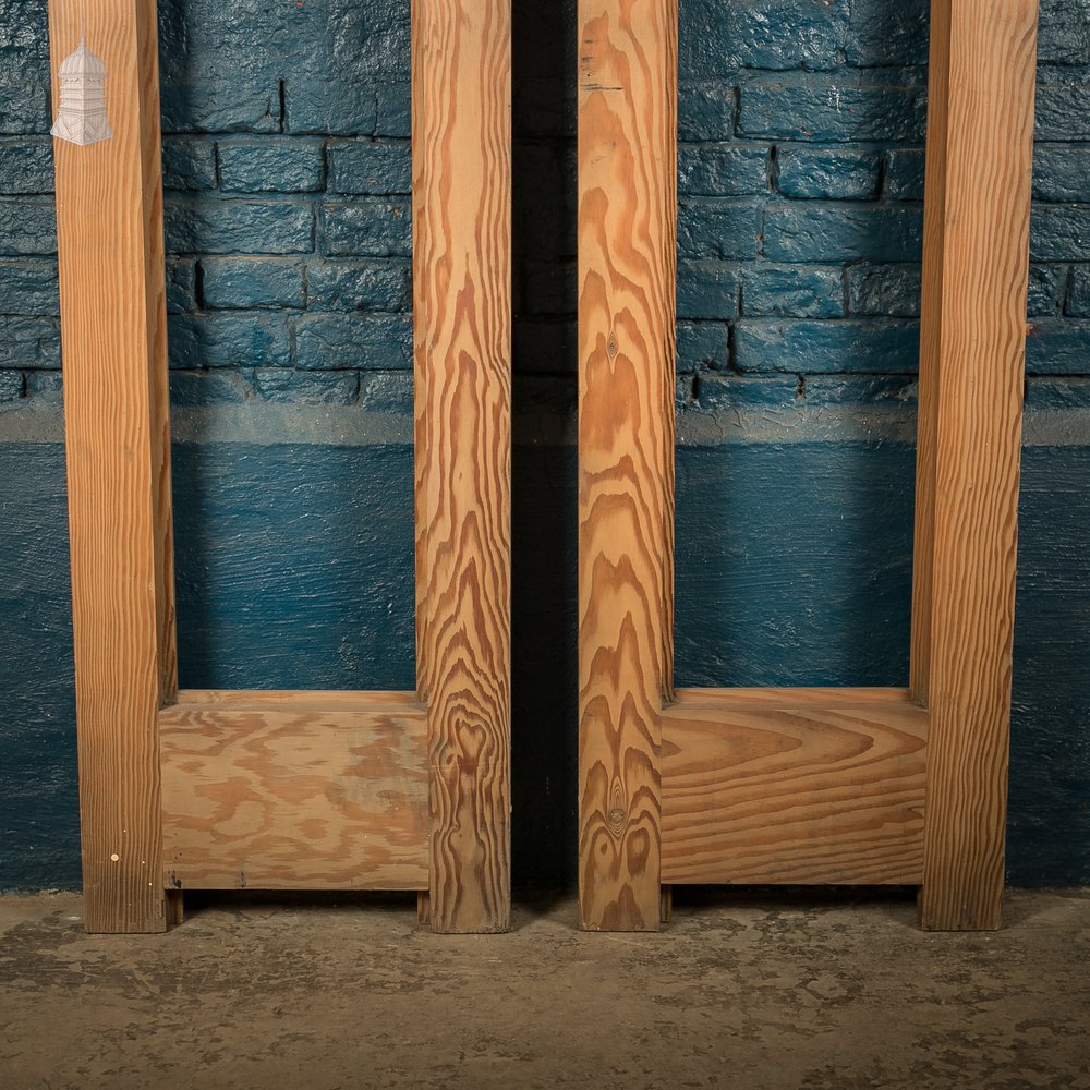 Pair of Unfinished Door Frames Pitch Pine.