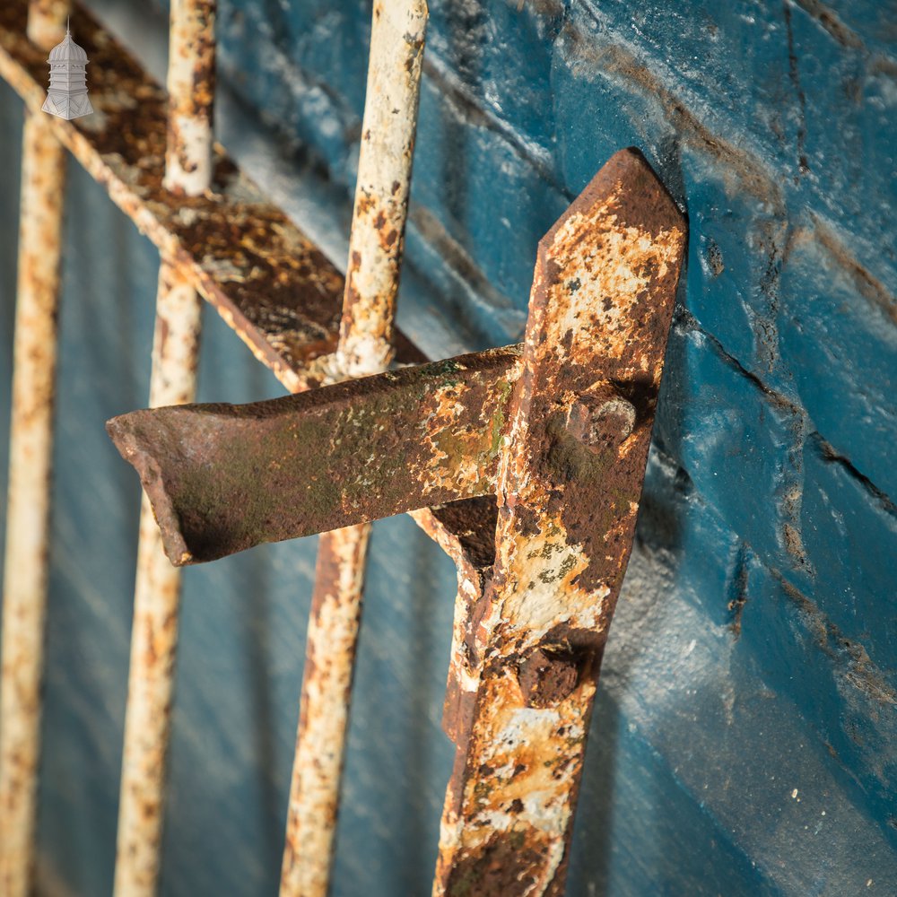 Dwarf Wall Railing, Reclaimed Wrought Iron - A run of 6.9M