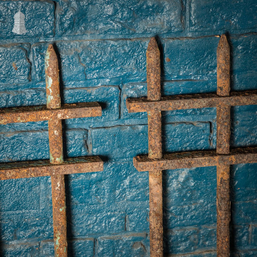 Wrought Iron Railings, Reclaimed Perimeter Railing - A Run of 5.7M