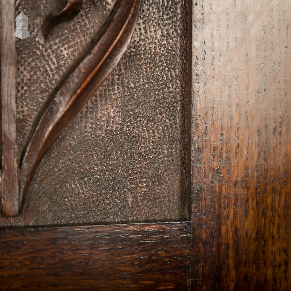 Coat Hat Rack, 4 Hook, Oak with Decorative Copper Inserts