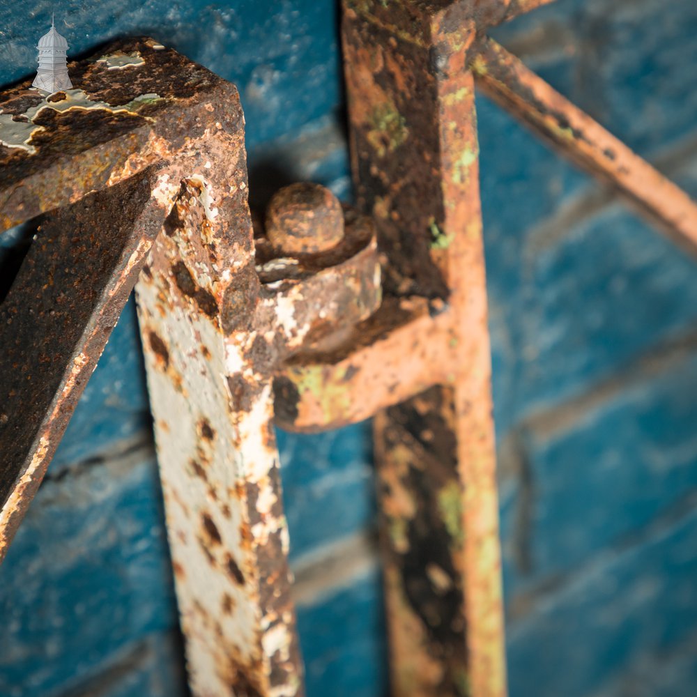 Asymmetric Double Gate, Reclaimed Pedestrian and Driveway Gate