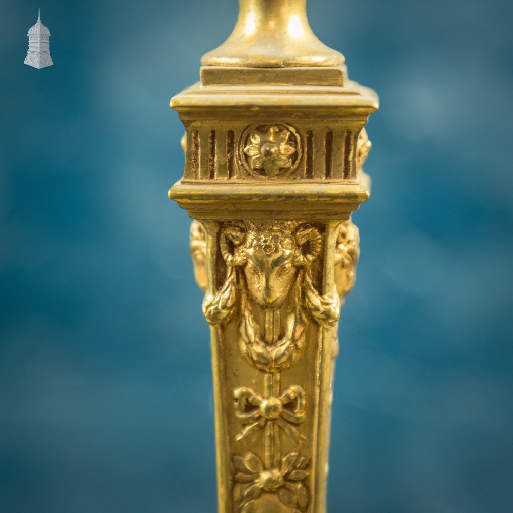 Empire Table Lamp, Converted Candlestick